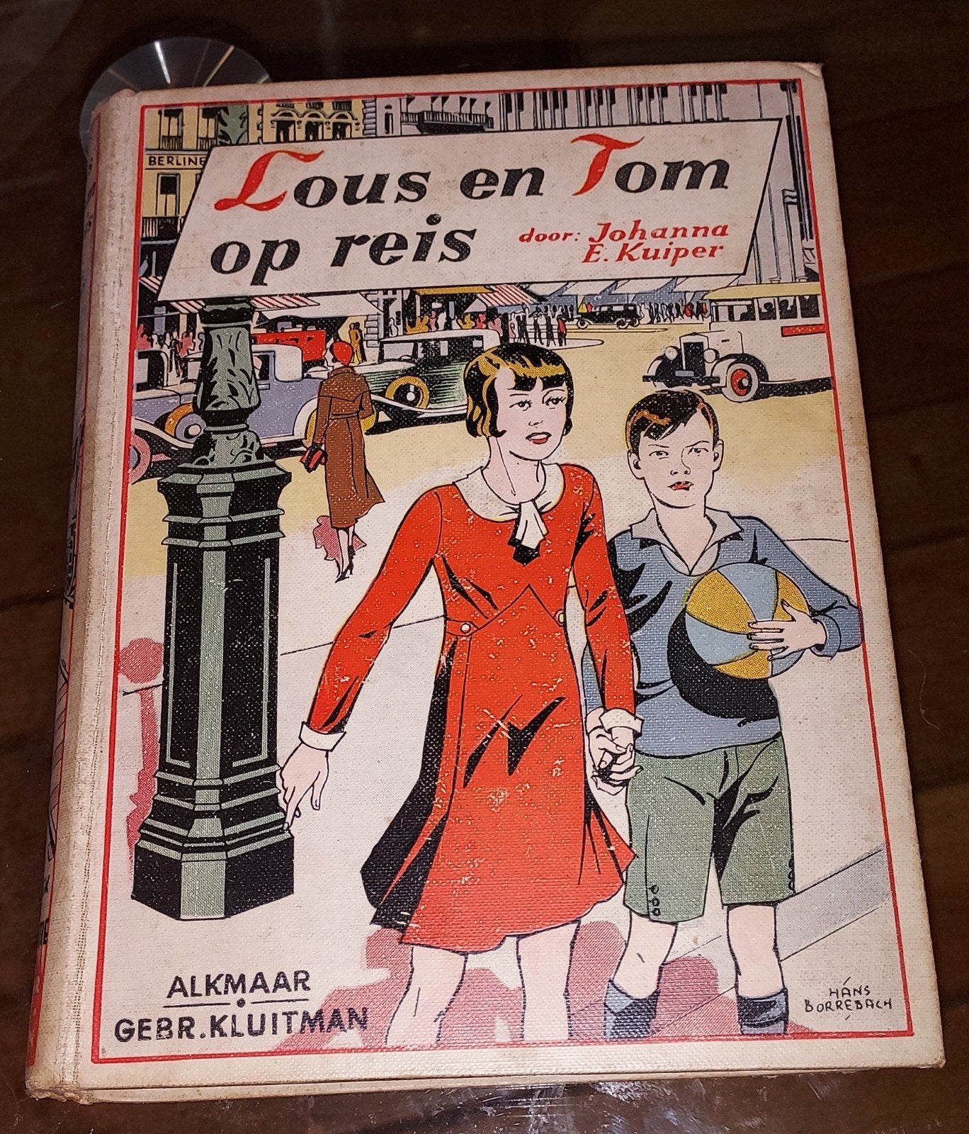 Lous en Tom op reis, geschreven door Johanna E. Kuiper., Antiek en Kunst, Ophalen of Verzenden