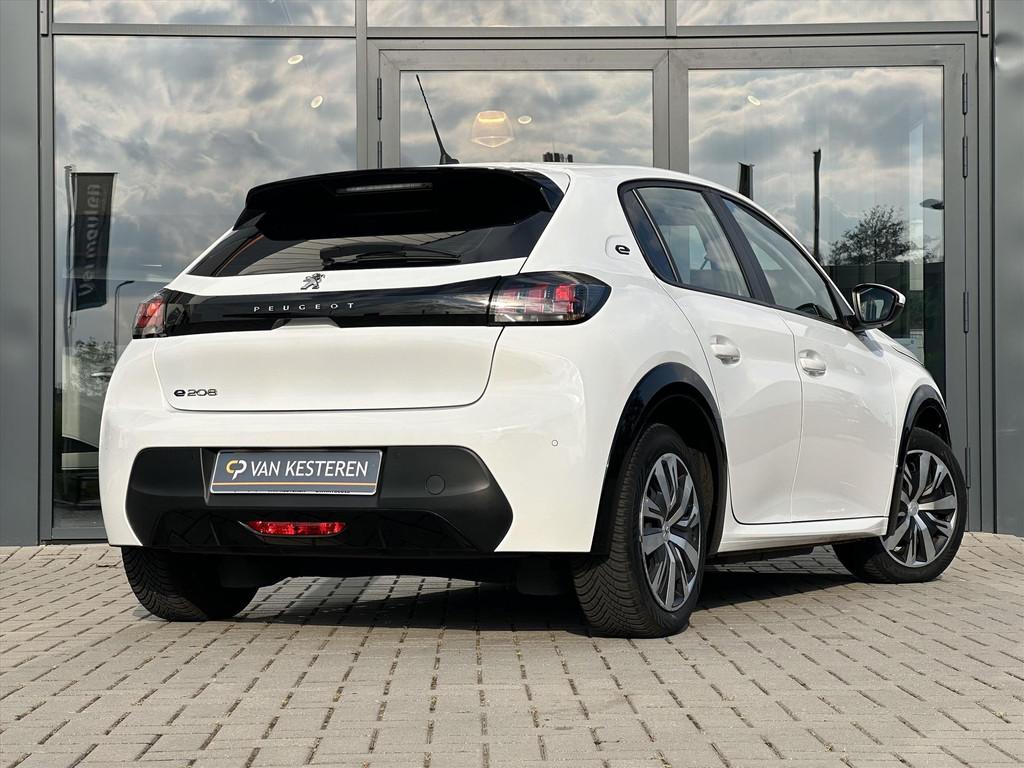 PEUGEOT e-208 EV 50kWh 136pk Active | NAV | PDC | Privacy Gl, Auto's, Peugeot, Automaat, Gebruikt, Zwart, Wit