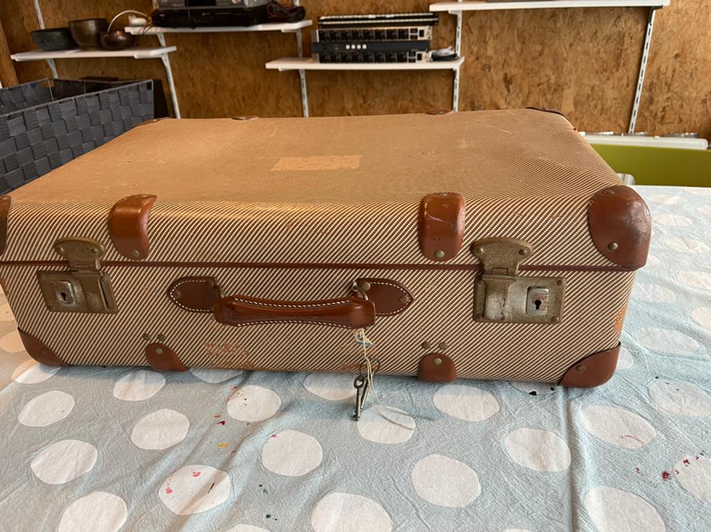 Vintage koffer, Ophalen, Gebruikt, 50 tot 100 cm, Minder dan 50 cm