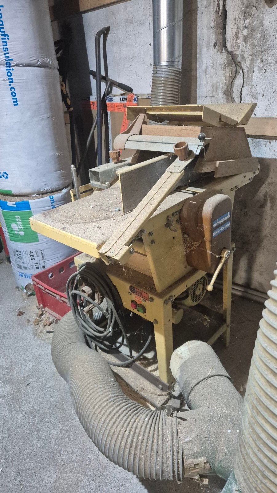 Scheppach HM2-Kombi Houtbewerkingsmachine, Ophalen