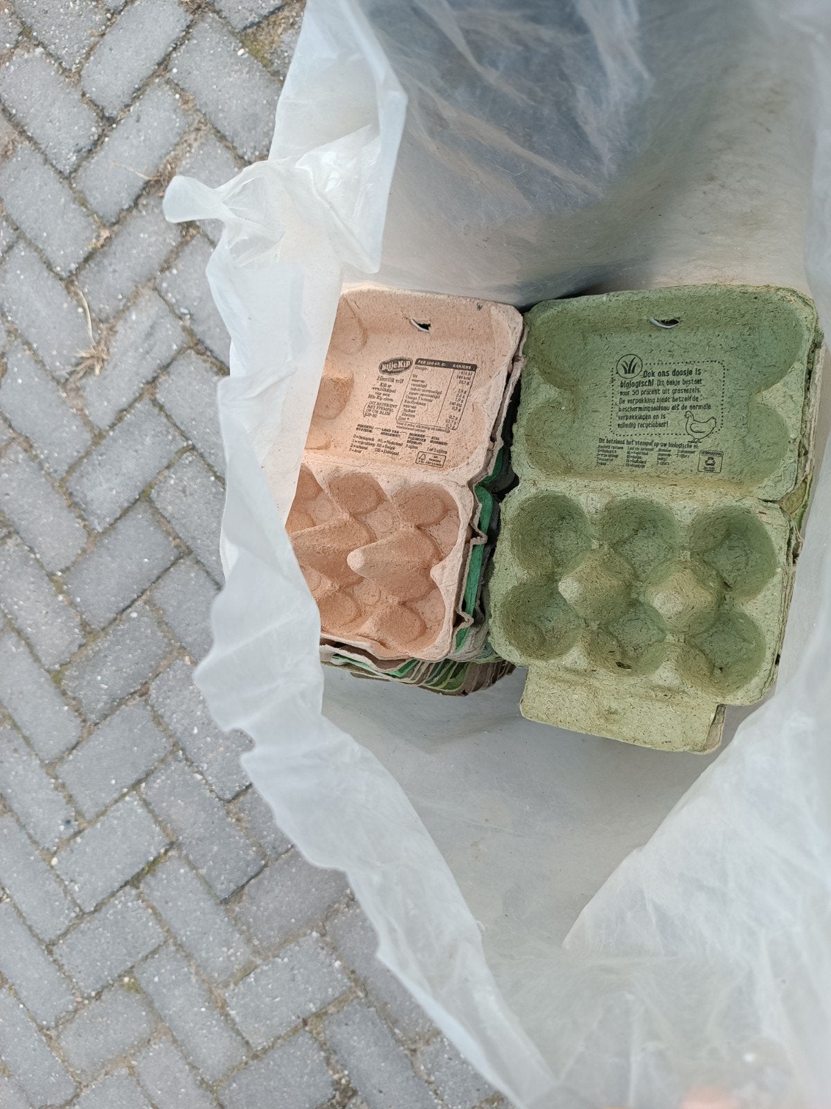 Eierdoosjes te koop, Dieren en Toebehoren, Pluimvee | Toebehoren, Ophalen, Gebruikt, Drinken en Voederen