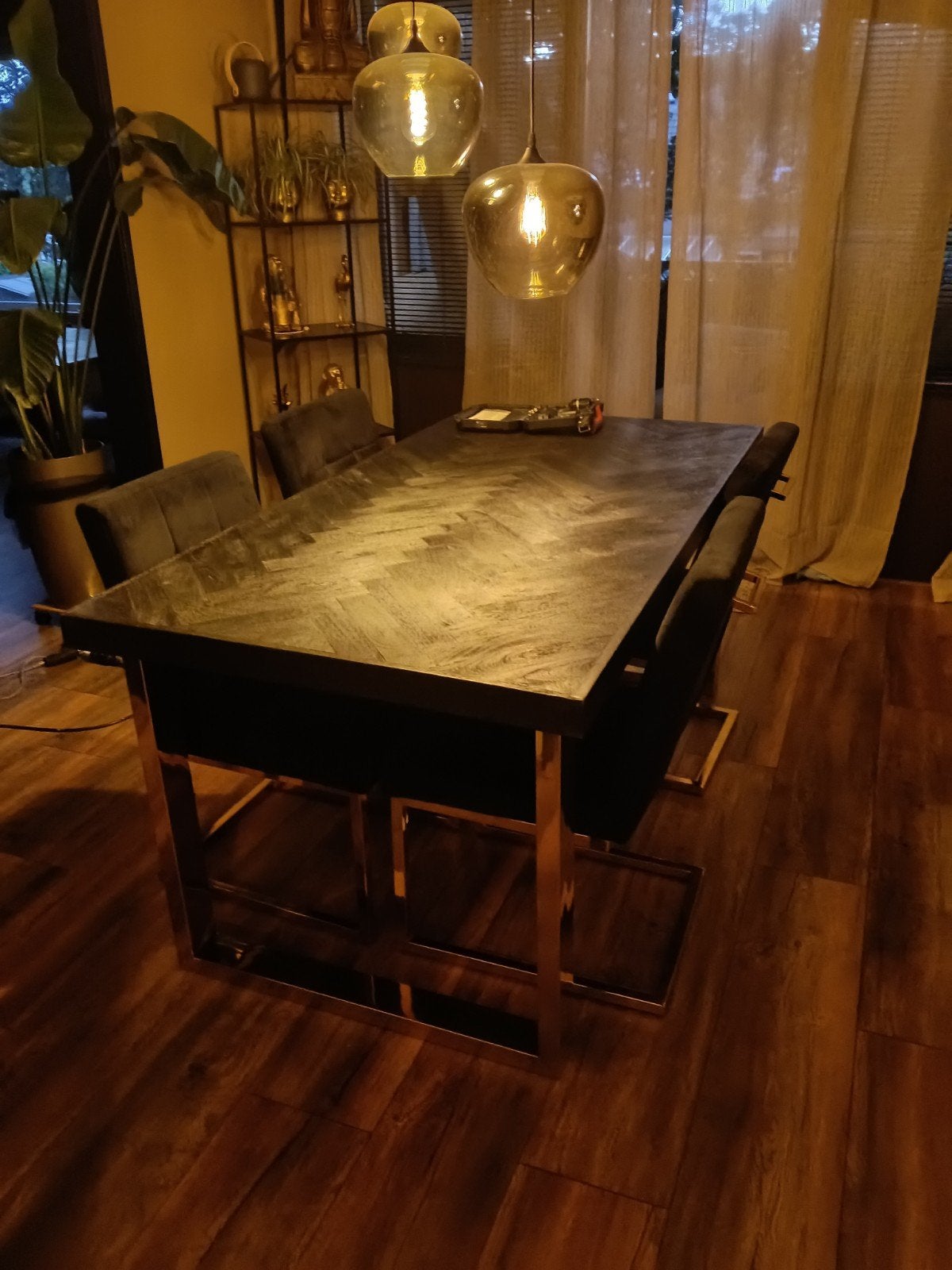 eettafel 180/90, Ophalen, 50 tot 100 cm, Zo goed als nieuw, 150 tot 200 cm