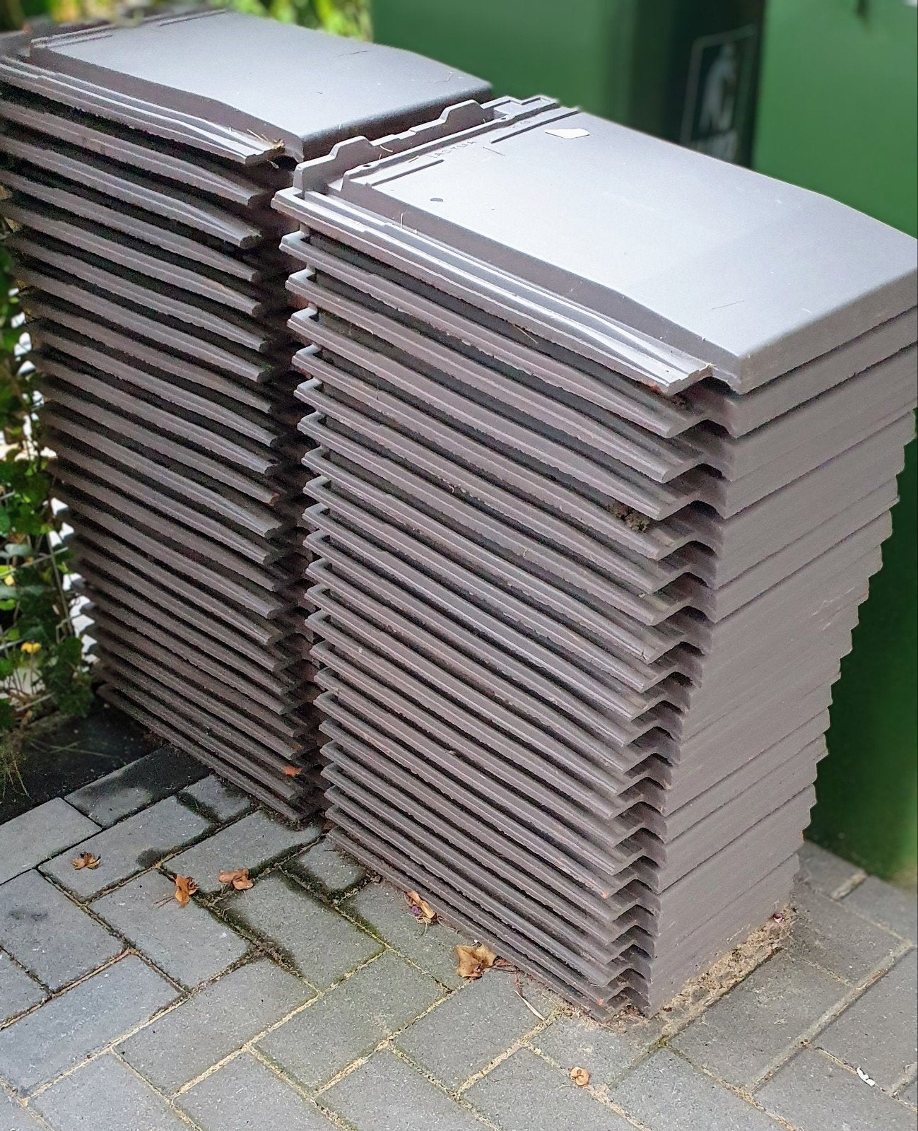 Wienerberger Actua dakpannen grijs/antraciet (50, Ophalen, Steen of Klei, Nieuw, Minder dan 5 m²