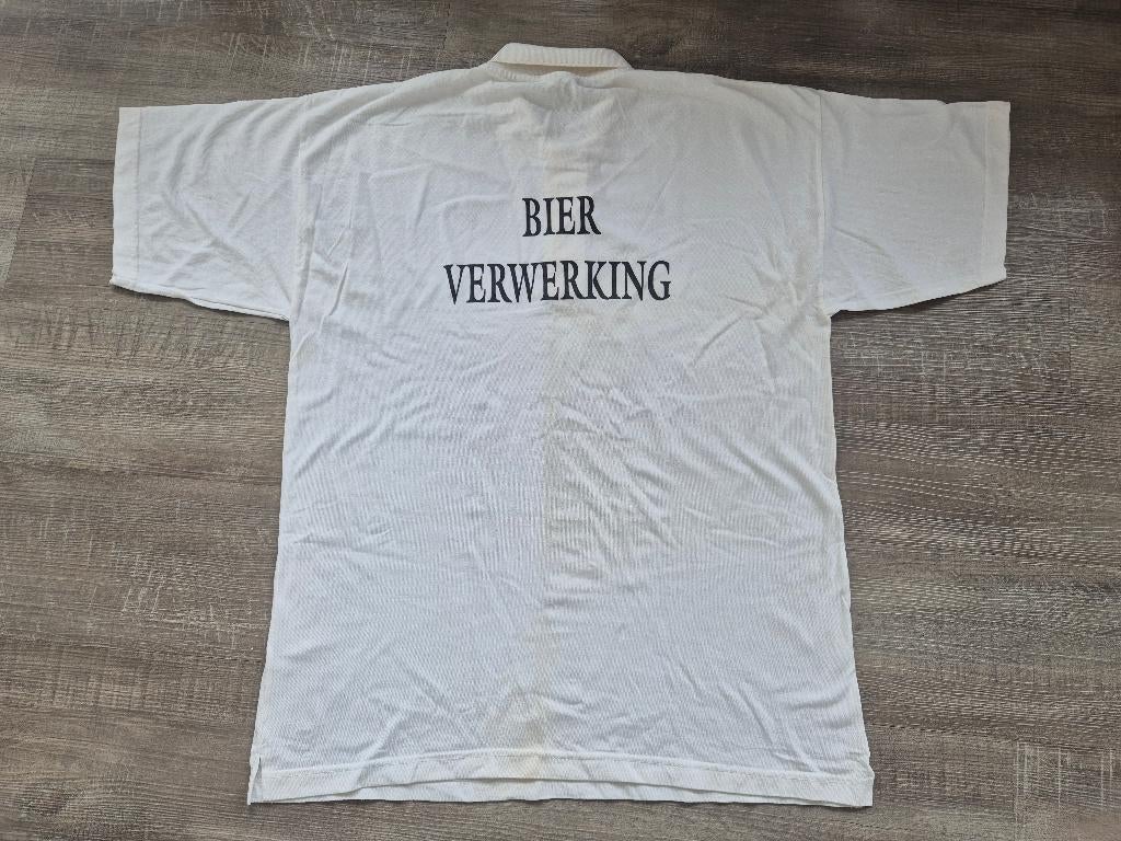 Te koop: wit, Bier verwerkings, polo shirt, maat XL, Ophalen of Verzenden, Zo goed als nieuw, Kleding, Grolsch
