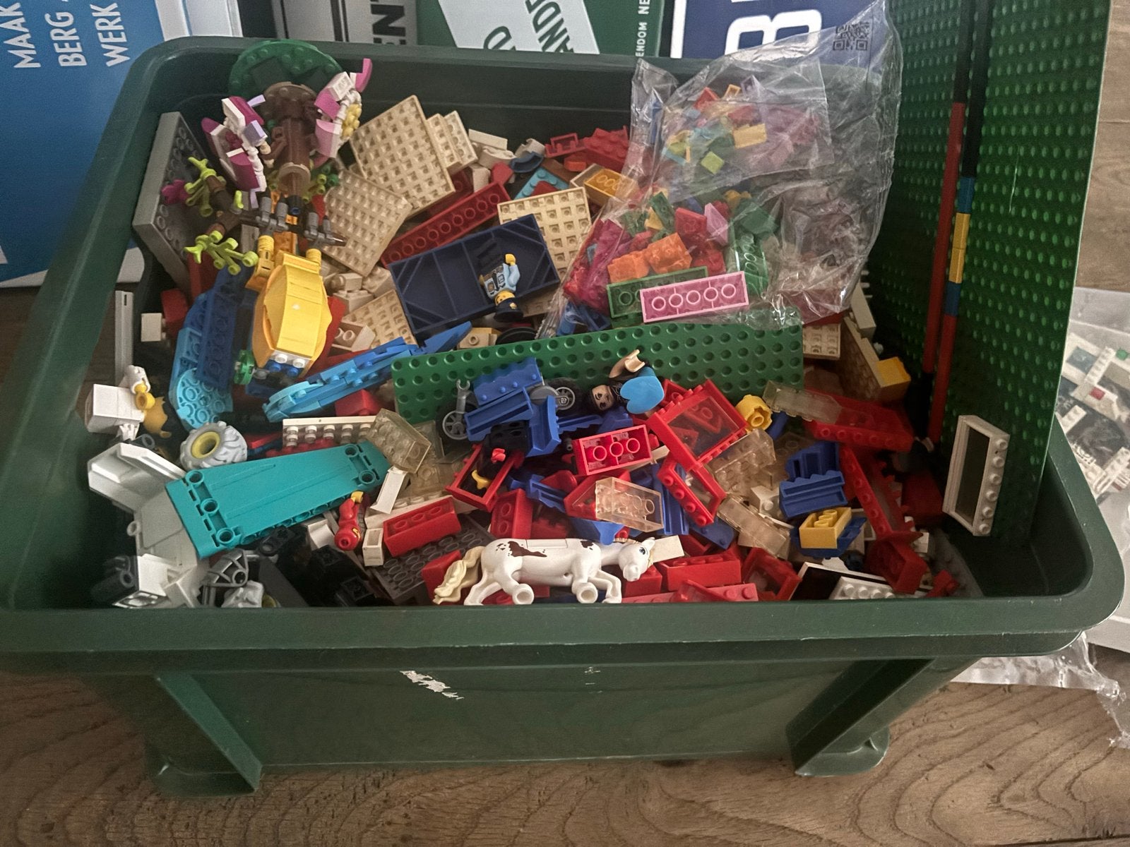 Grote bak Lego (6-7 kg) met 2 nep sets en extra's, Ophalen of Verzenden, Gebruikt, Overige merken