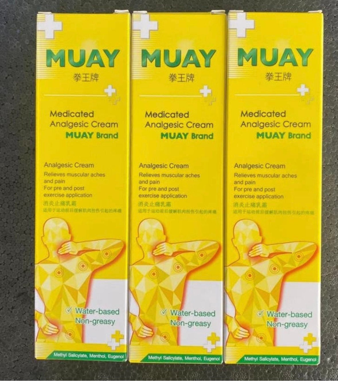 Namman Muay crème 100g. 3-pack, Sport en Fitness, Massageproducten, Verzenden, Nieuw, Olie of Lotion