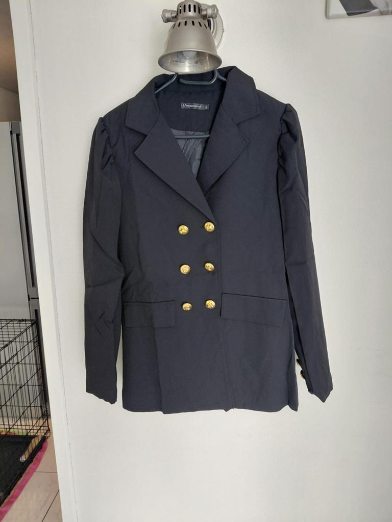 Blazer zwart goud m/l ongedragen, Ophalen of Verzenden, Zo goed als nieuw, Zwart