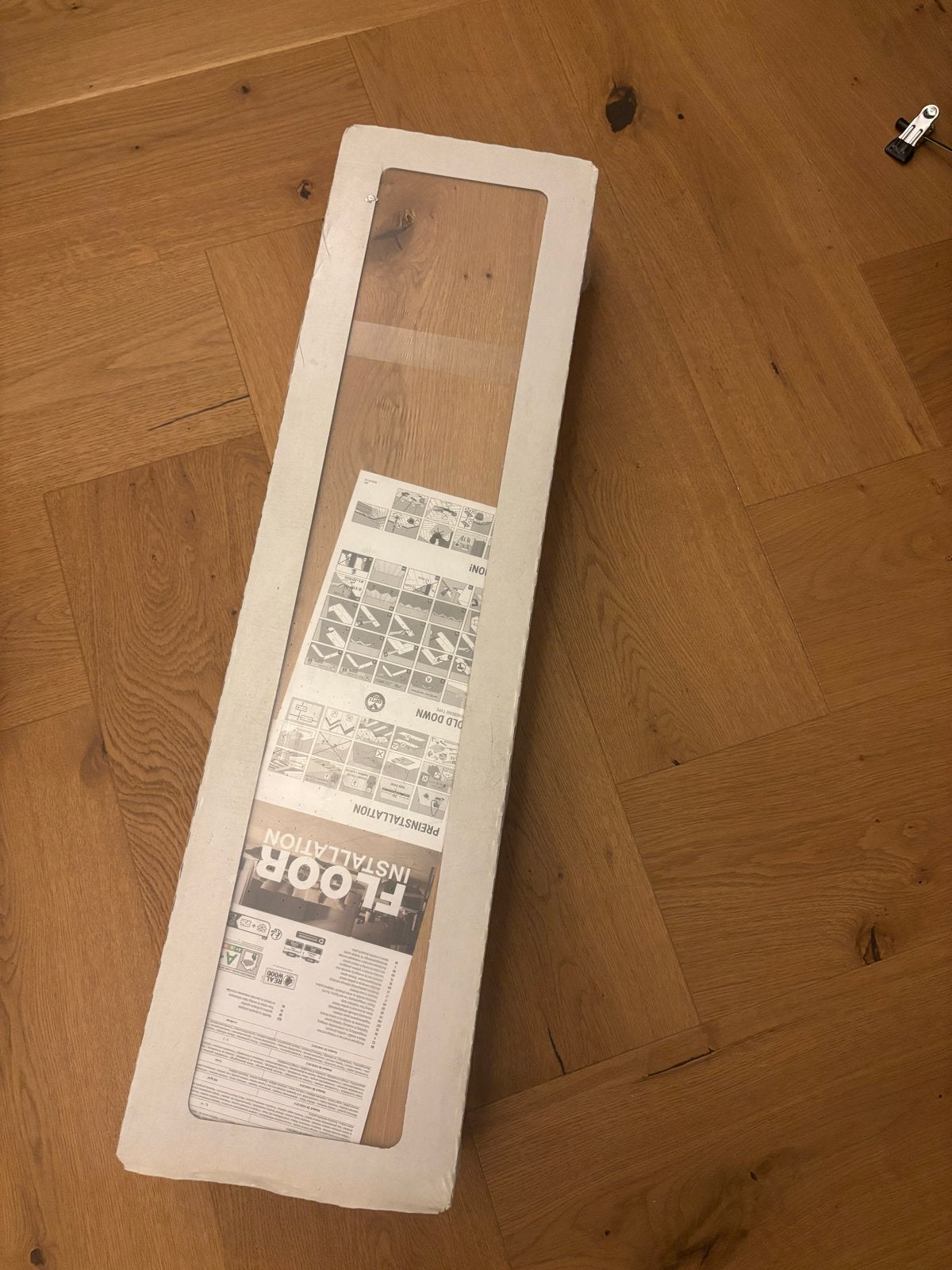 Restpartij Parket Visgraat Eiken Geborsteld, Nieuw, Minder dan 5 m², Hout, Ophalen