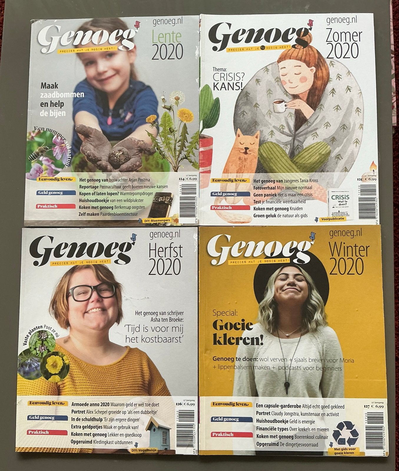 Genoeg Magazine Jaargang 2020 - Complete Set (4 nummers), Boeken, Tijdschriften en Kranten, Ophalen of Verzenden, Gelezen, Overige typen
