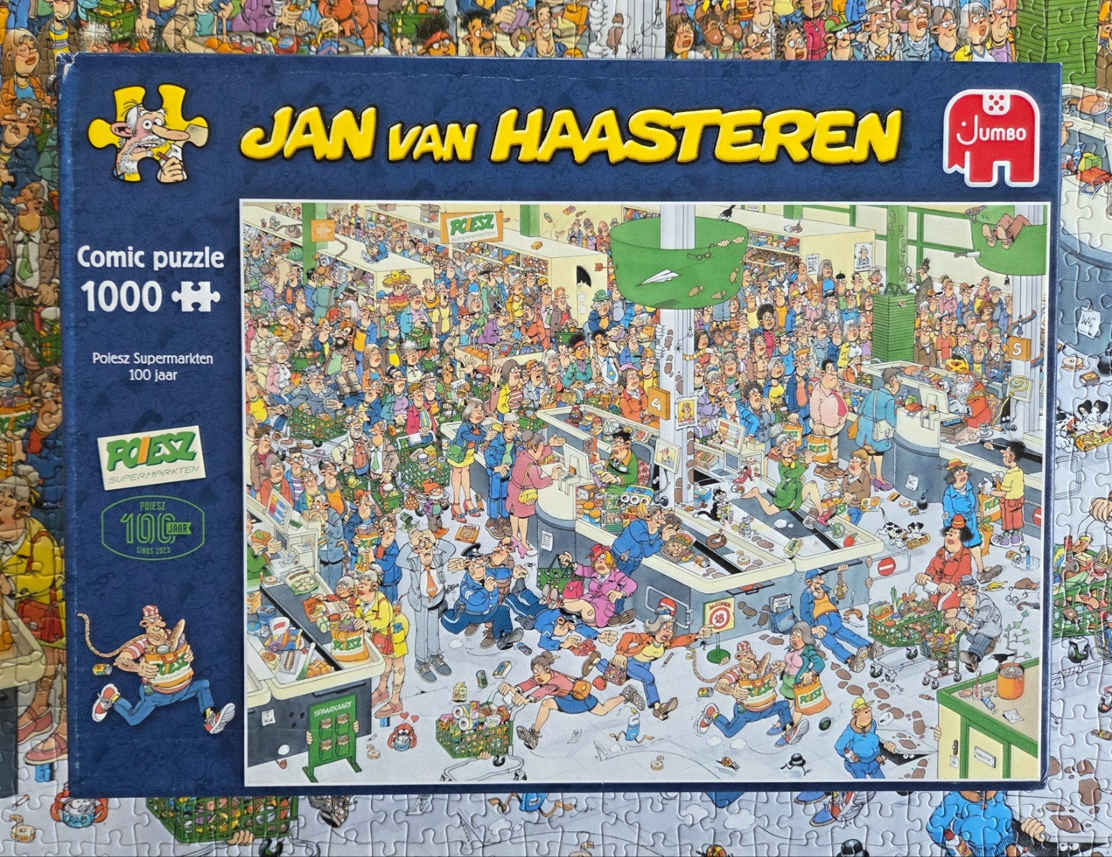 Jan van Haasteren Puzzel Poiesz Supermarkten 100 jaar, Hobby en Vrije tijd, Ophalen, Zo goed als nieuw