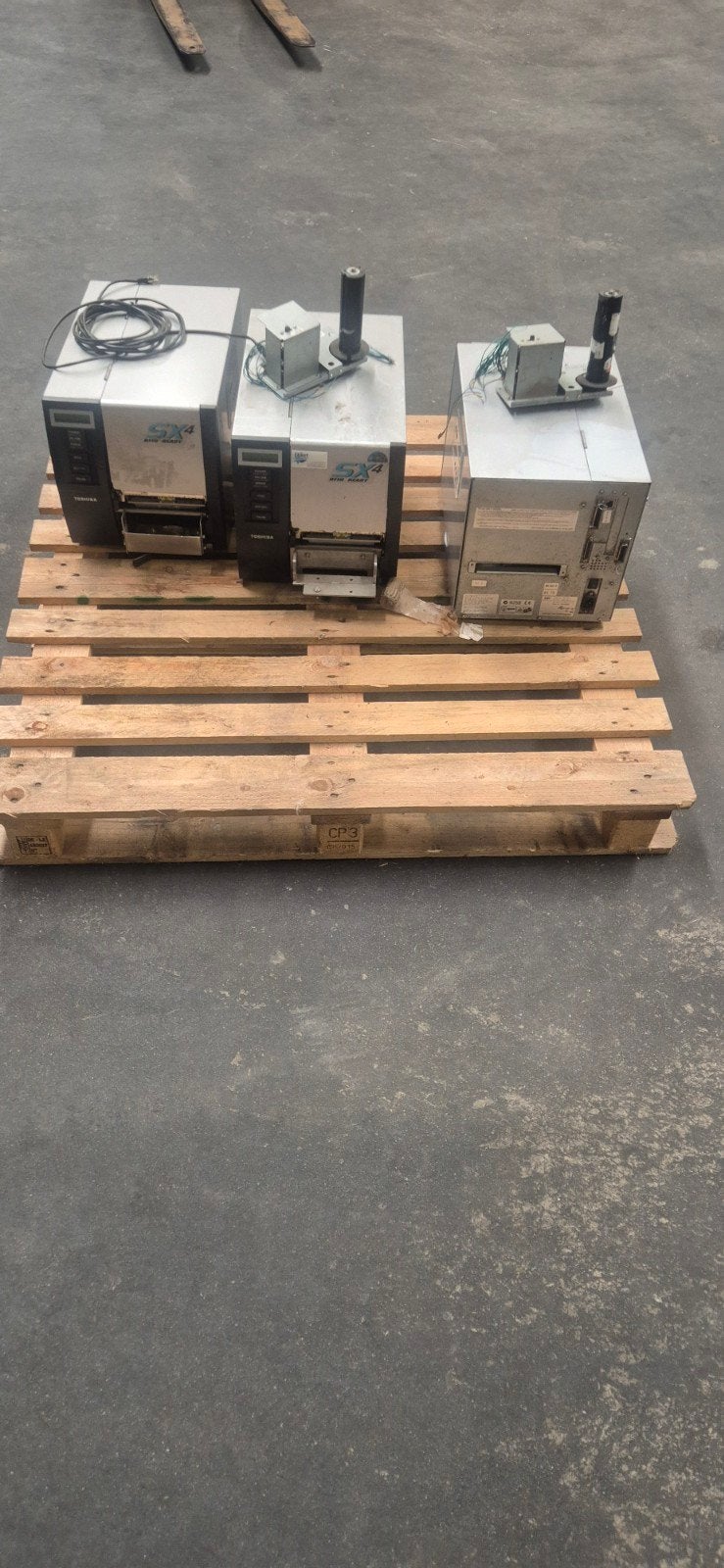 3x Toshiba TEC Etiketten/Labelprinters B-SX4T-GS20-QM-R, Computers en Software, Printers, Ophalen, Gebruikt, Printer, Toshiba.