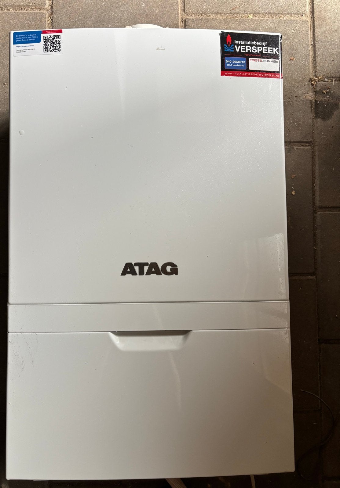 ATAG TY36E50H I36ECZ CV-ketel thermostaat expansievat 2024, Ophalen, Hoog rendement (Hr), Cv-ketel of Combi-ketel, Zo goed als nieuw