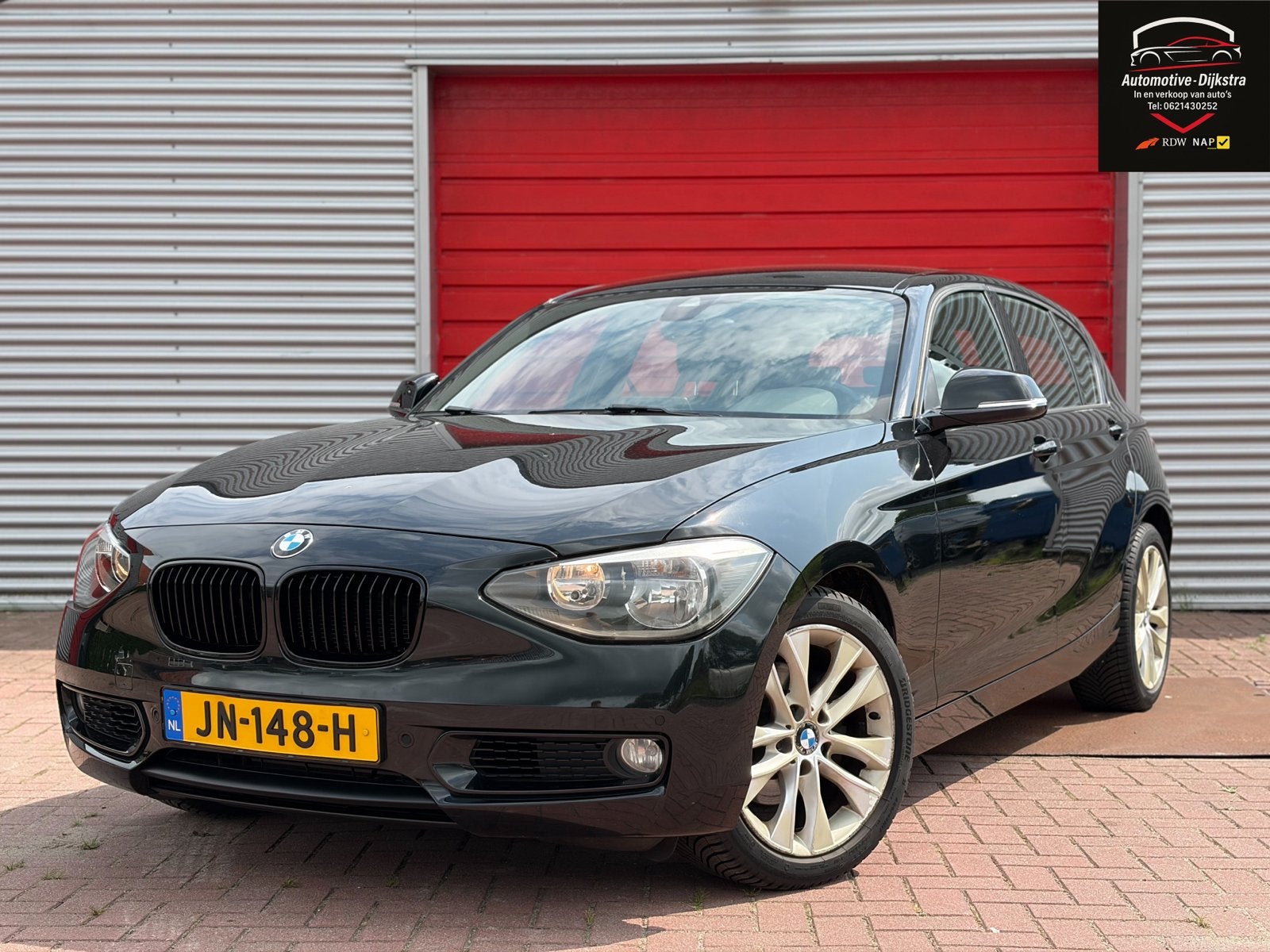 BMW 1-Serie 118I Business/ Bluetooth/Cruise!/Navi/Clima/PDC!, Auto's, BMW, 1-Serie, Euro 5, Achterwielaandrijving, Zwart