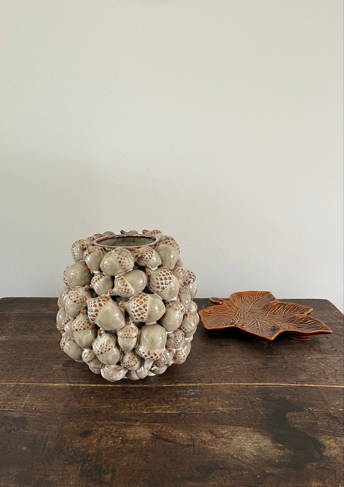 Unieke Des Pots eikelvaas - Handgemaakt en decoratief, Ophalen, Zo goed als nieuw, Steen/keramiek, Handgemaakt