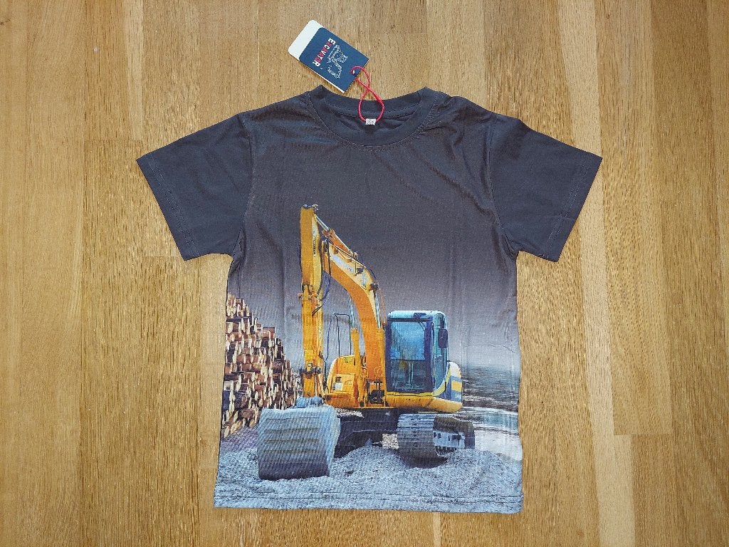 maat 104 graafmachine shirt NIEUW, Kinderen en Baby's, Kinderkleding | Maat 104, ., Jongen of Meisje, Nieuw, Ophalen of Verzenden