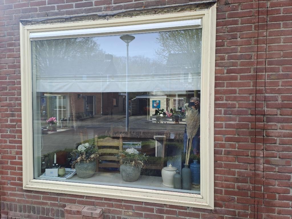 Hardhouten buitenkozijn, Ophalen, Gebruikt, Raamkozijn, 150 tot 225 cm