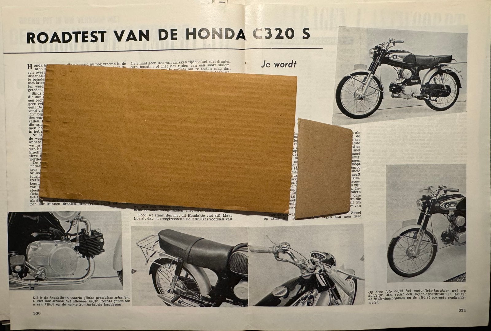 Test Honda C320 S, Verzenden, Zo goed als nieuw, Motoren