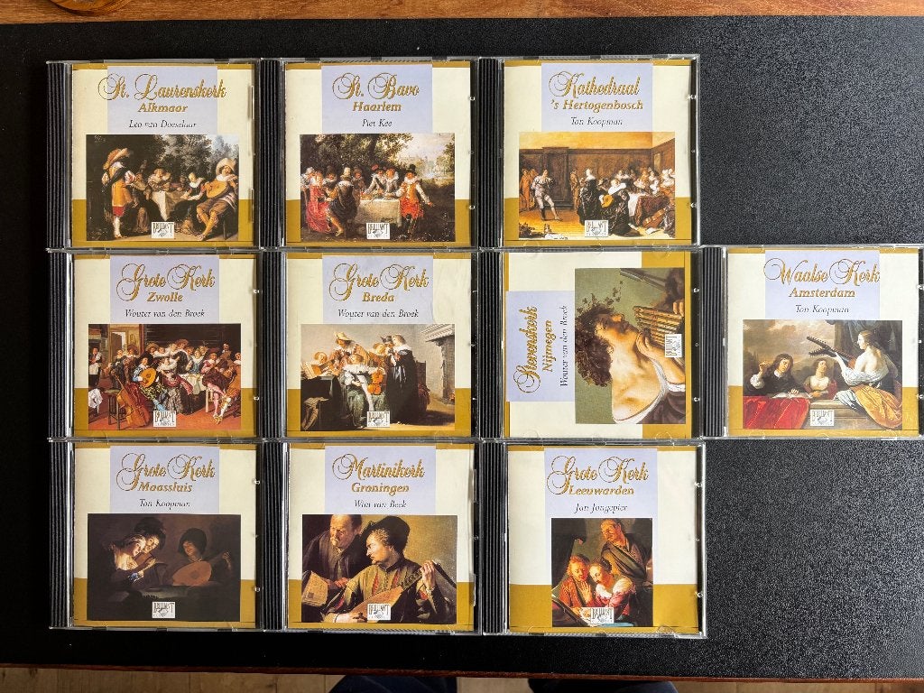 Famous Dutch Organs - Beroemde Nederlandse Orgels CD Boxset, Gebruikt, Boxset, Soloconcert, Ophalen of Verzenden