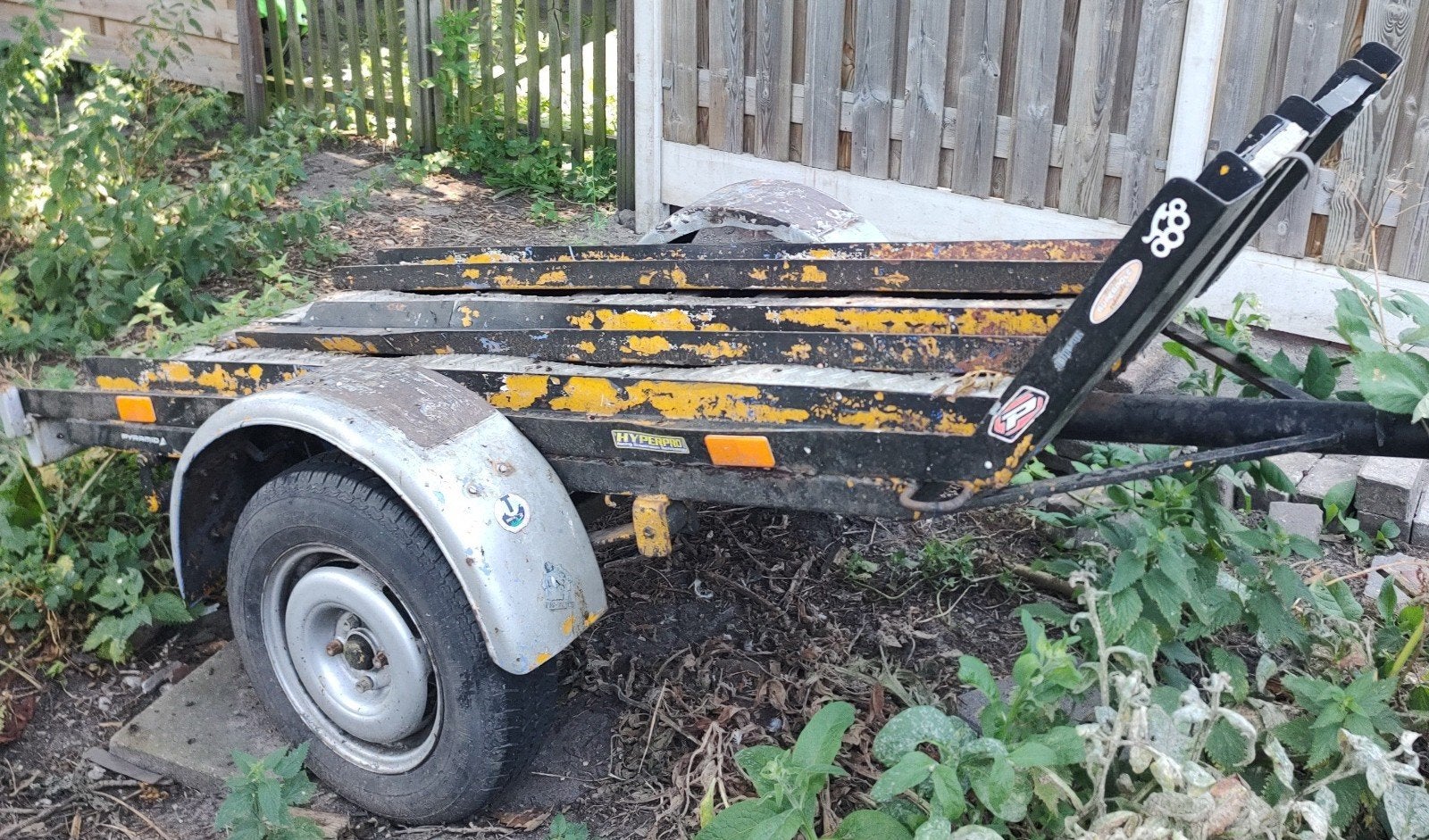 Motor / brommer / scooter / fiets drager aanhangwagen., Auto diversen, Aanhangwagen-onderdelen, Ophalen of Verzenden