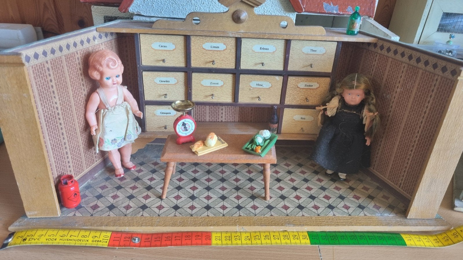 antiek poppenhuis winkeltje gottschalk?, Antiek en Kunst, Ophalen of Verzenden