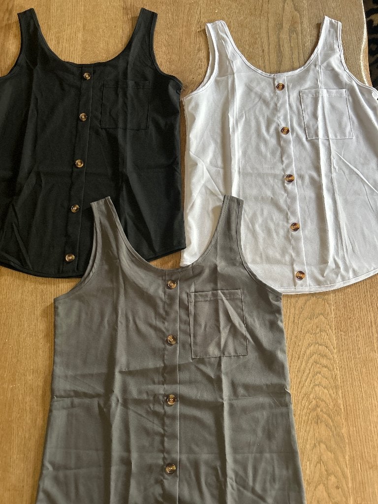 Hemdje met knoopjes, Ophalen of Verzenden, Nieuw, Maat 36 (S), Zonder mouw