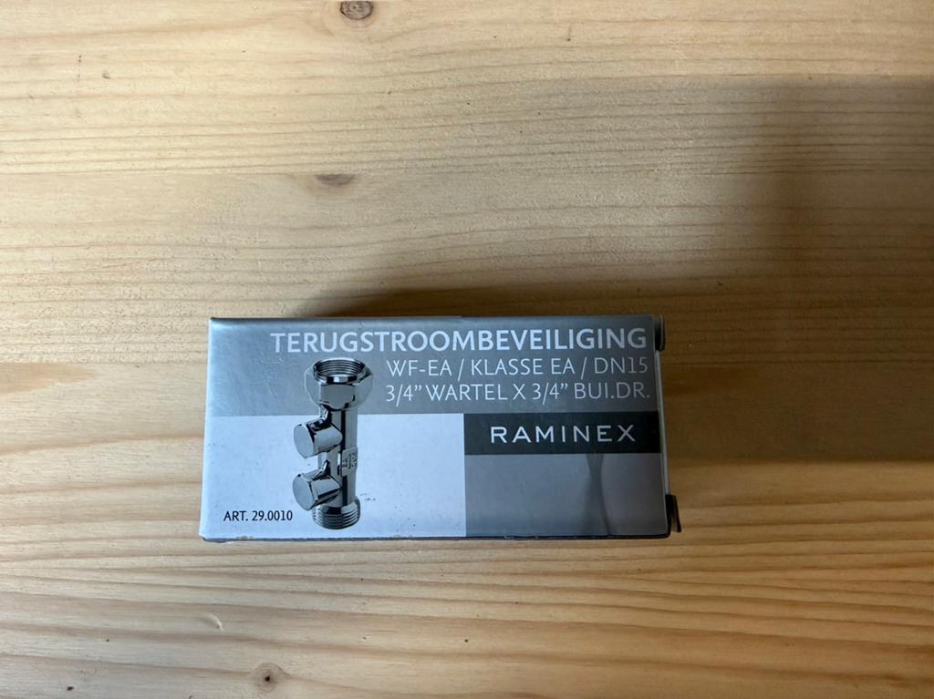 Raminex terugstroombeveiliging, Doe-het-zelf en Verbouw, Ophalen of Verzenden, Nieuw, Overige typen