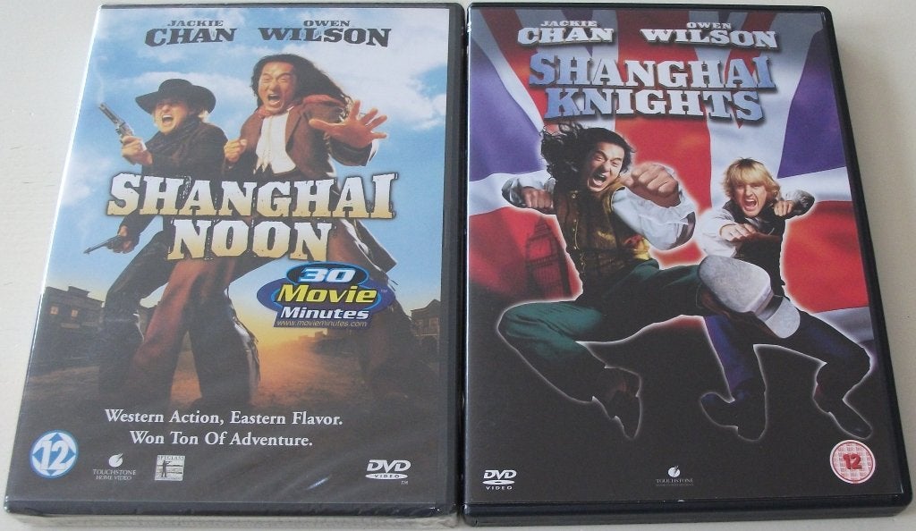 Dvd *** SHANGHAI NOON + SHANGHAI KNIGHTS *** 2-Dvd Set, Vanaf 12 jaar, Ophalen of Verzenden, Zo goed als nieuw, Actiekomedie
