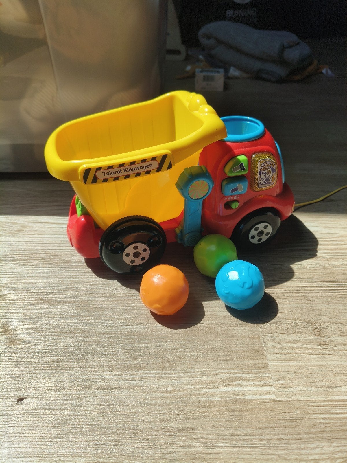 VTech Telpret Kiepwagen met ballen, Ophalen of Verzenden, Gebruikt, Jongen of Meisje