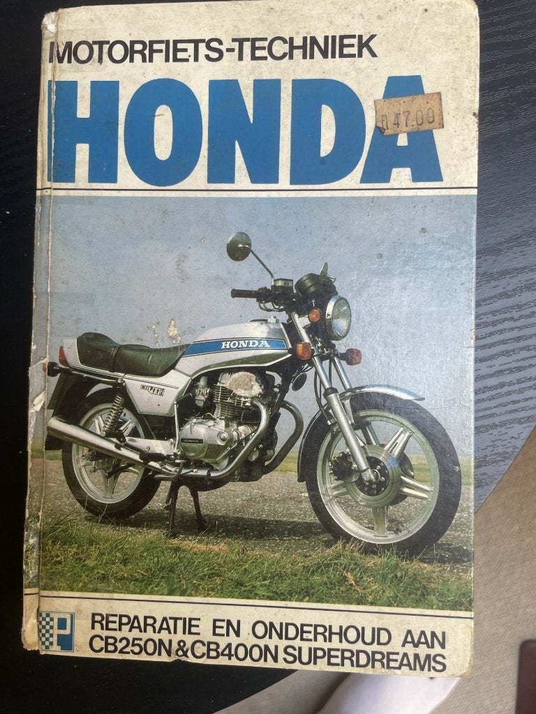 werkplaatshandboek HONDA CB250N & CB400N;  8,35 euro, Motoren, Ophalen of Verzenden, Honda