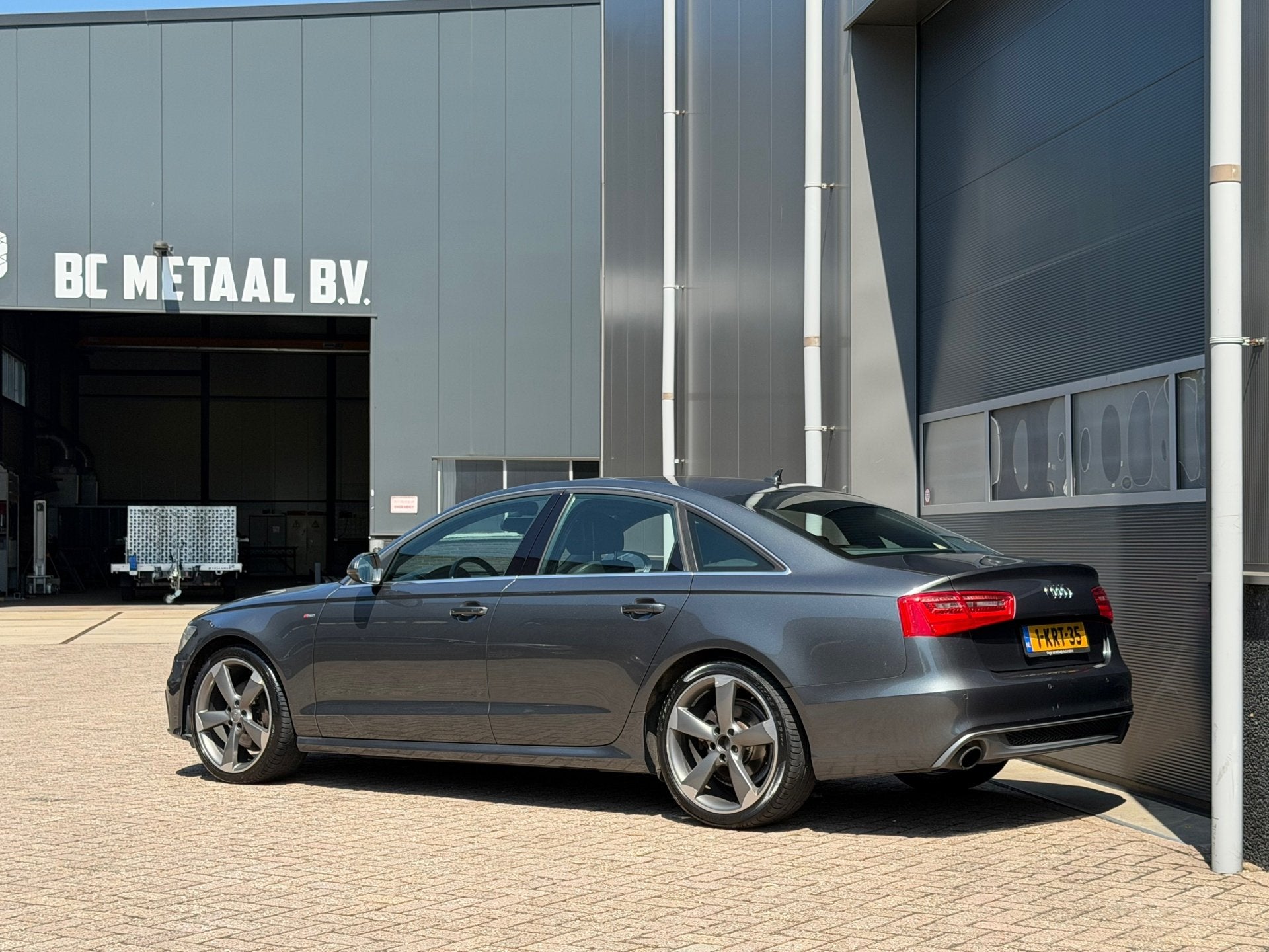 Audi A6 Limousine 2.0 TFSI S edition bj.2013 Autom|Navi|Lede, Euro 5, Gebruikt, Zwart, 4 cilinders