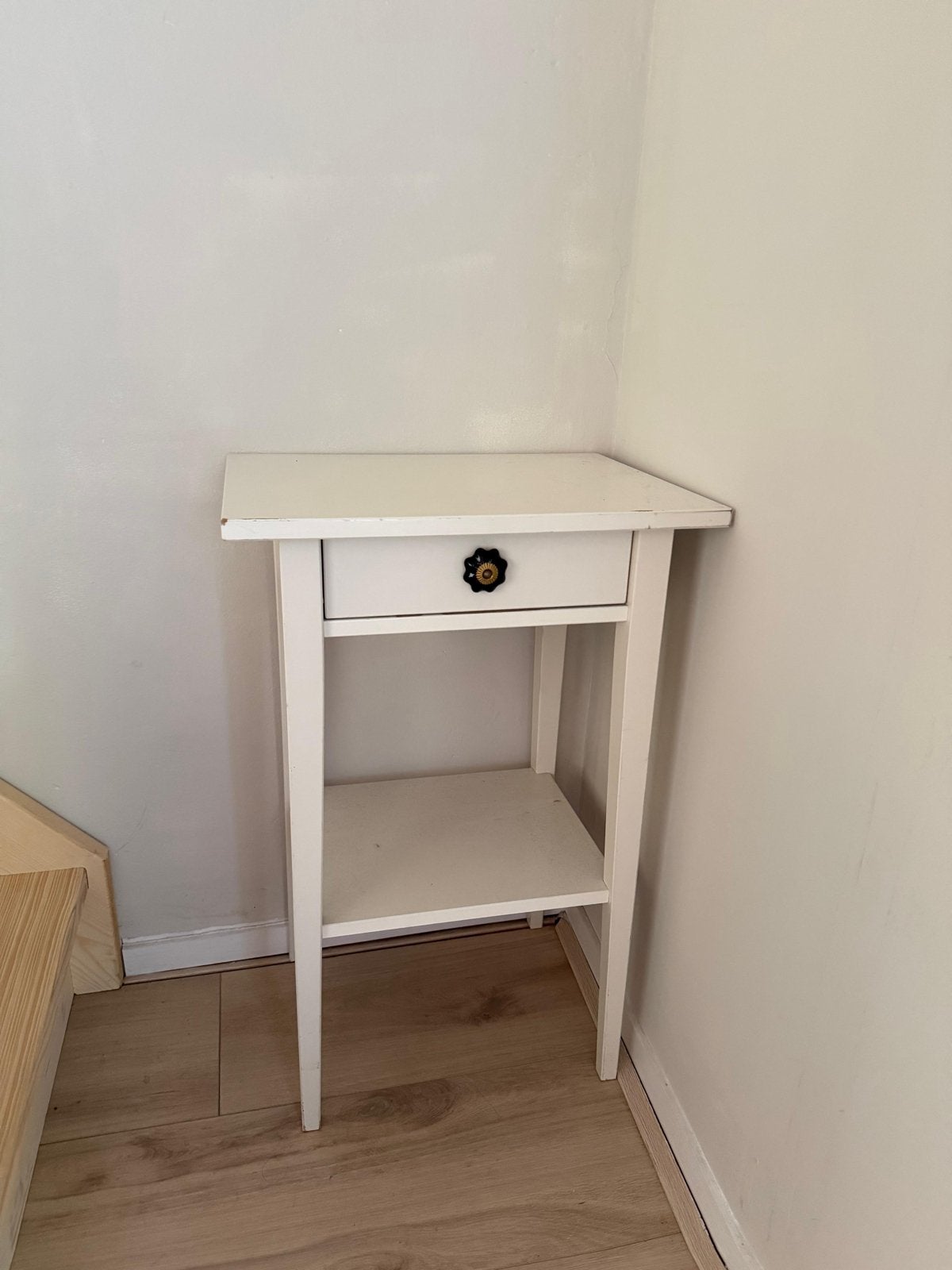 IKEA HEMNES Nachtkastje, wit, Huis en Inrichting, Ophalen, Gebruikt, Minder dan 45 cm, 55 tot 70 cm