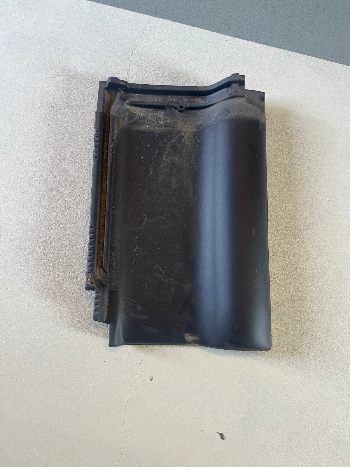 Zwarte Röben D-Brüggen dakpan, circa 70 stuks, Ophalen, Steen of Klei, Zwart, 5 tot 10 m²