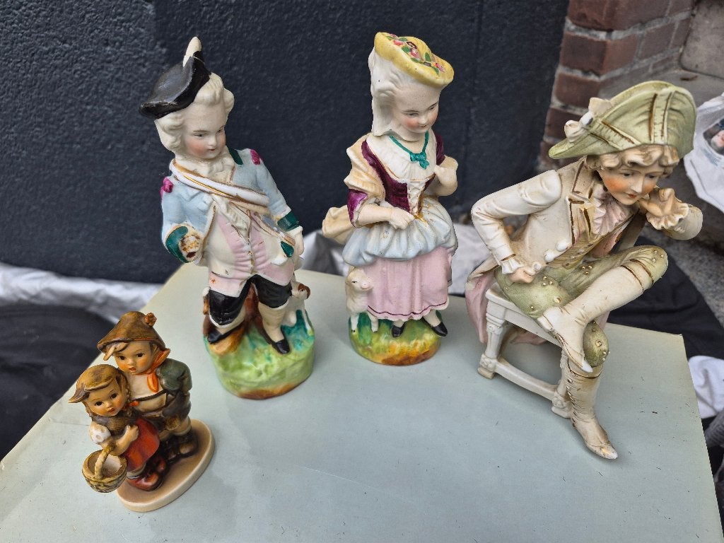 Porseleinen beeldjes zoals Hans en Grietjes, bisque beeldje, Ophalen, Zo goed als nieuw, Overige typen