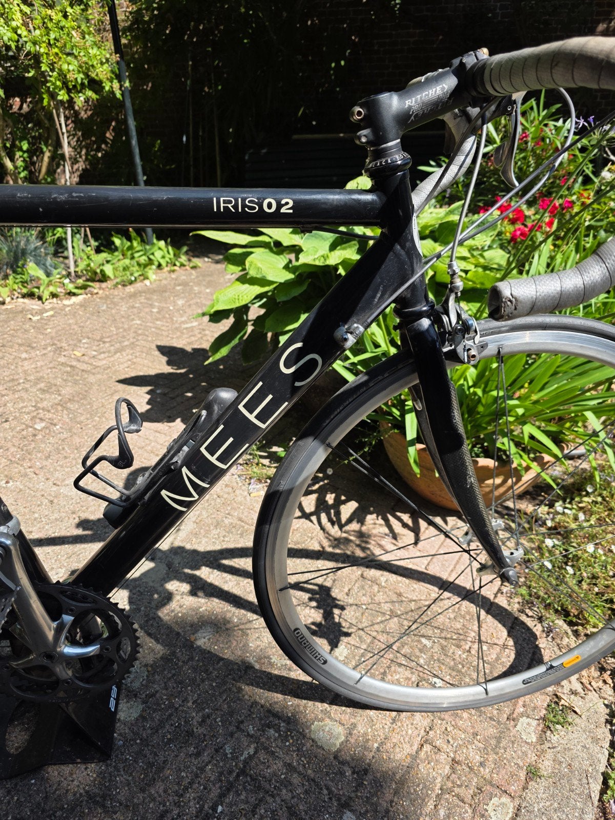 Unieke MEES Iris 02 Racefiets (Maat 55/56) – Shimano Ultegra, 28 inch, Gebruikt, Velgrem, Aluminium