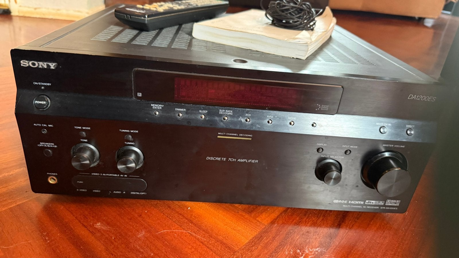 Sony STR-DA1200ES (goed lezen!), Gebruikt, Ophalen of Verzenden, 60 tot 120 watt, Sony