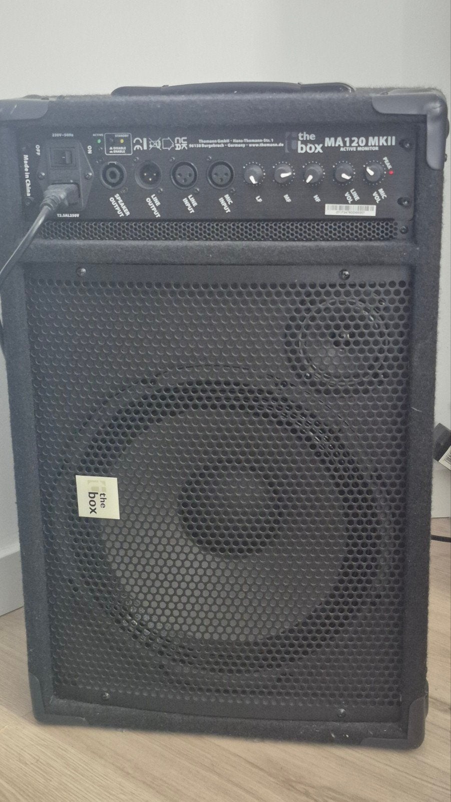 The Box MA120 MKII Actieve Monitor Speaker, Ophalen of Verzenden, Gebruikt