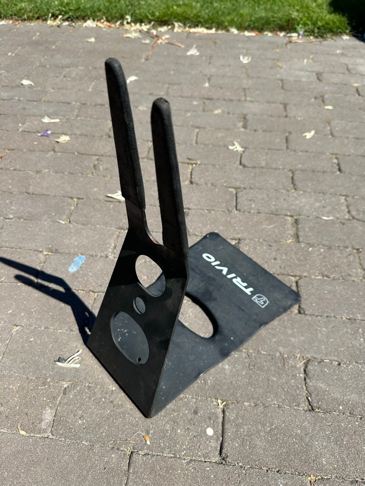 Trivio fietsstandaard - Zwart, Fietsen en Brommers, Fietsaccessoires | Fietsenrekken, Ophalen of Verzenden, Gebruikt