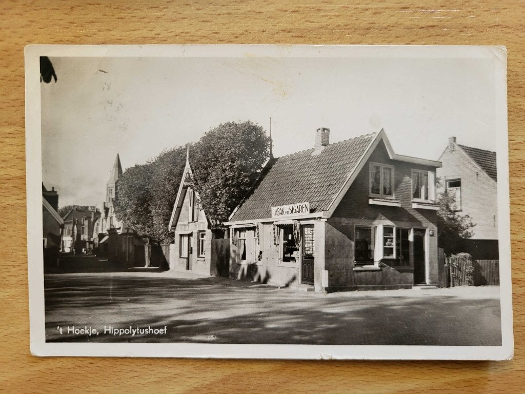 ansicht HIPPOLYTUSHOEF Hoekje Winkel Sigaren, Ophalen of Verzenden, Voor 1920, Noord-Holland
