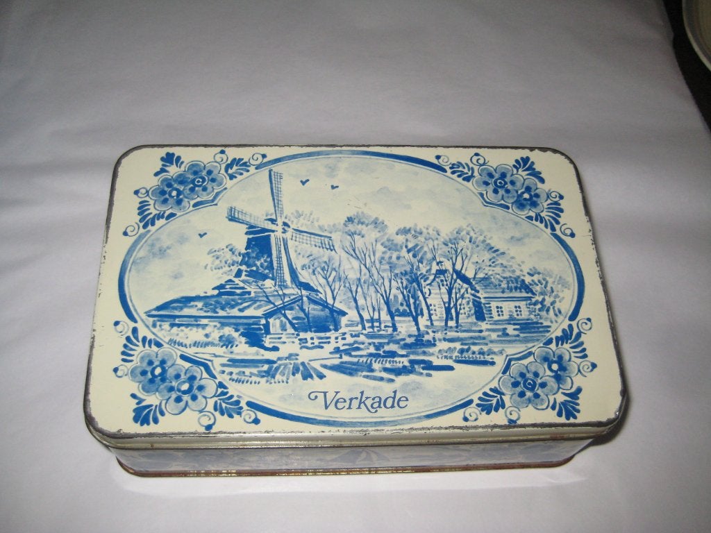 blik verkade (vlgnr 15) molen en huisjes enz., Ophalen of Verzenden, Zo goed als nieuw, Overige, Verkade