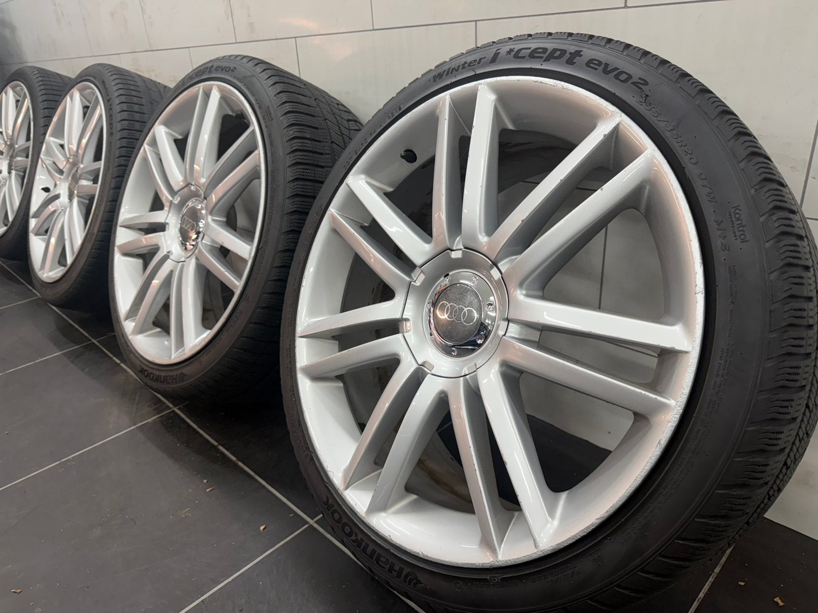 20 inch velgen Audi A4 A6 Q2 Q3 S4 S6 winterset, Auto-onderdelen, Banden en Velgen, Ophalen, Gebruikt, 255 mm, Banden en Velgen