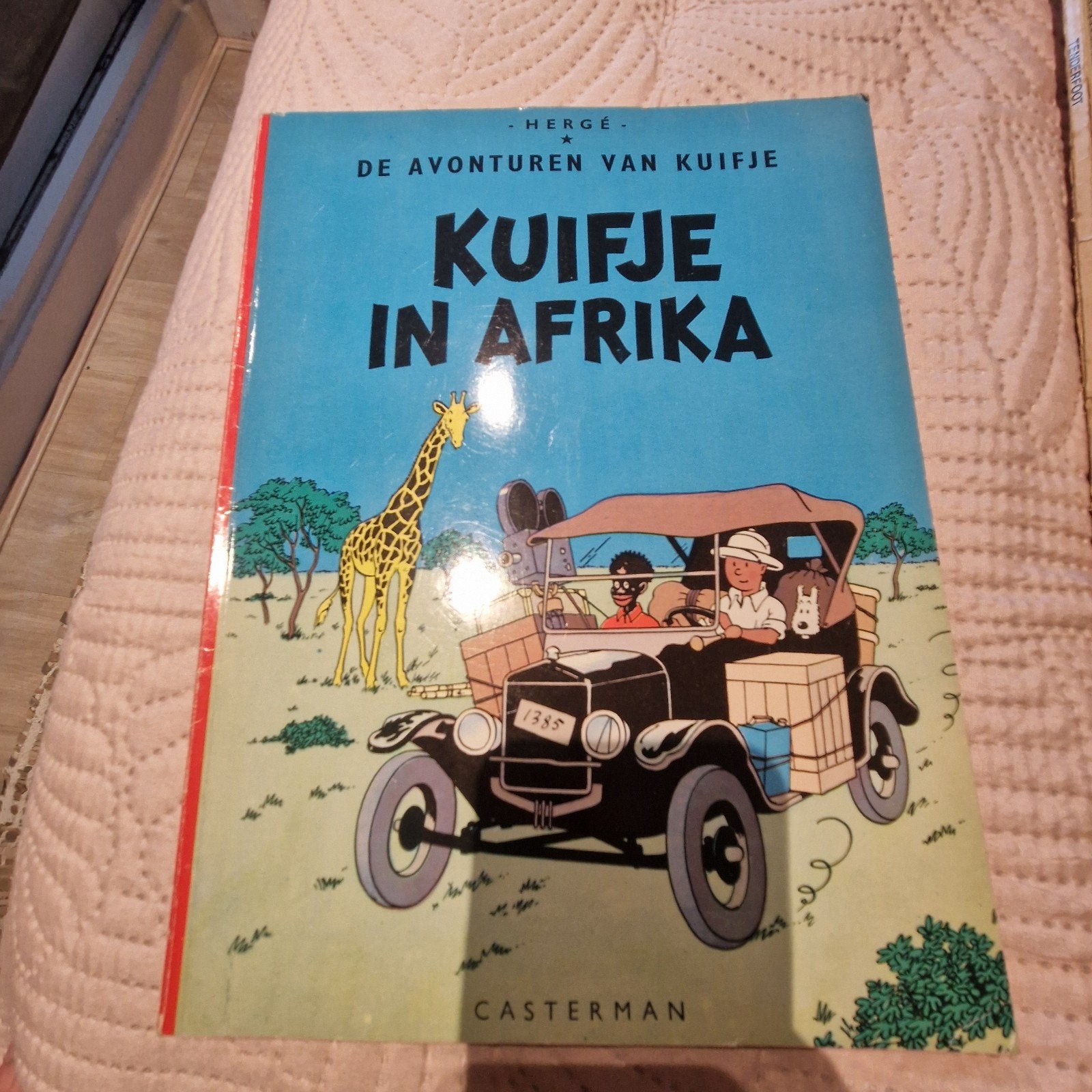 Kuifje in Afrika - De Avonturen van Kuifje, Boeken, Eén stripboek, Ophalen of Verzenden, Gelezen, Hergé
