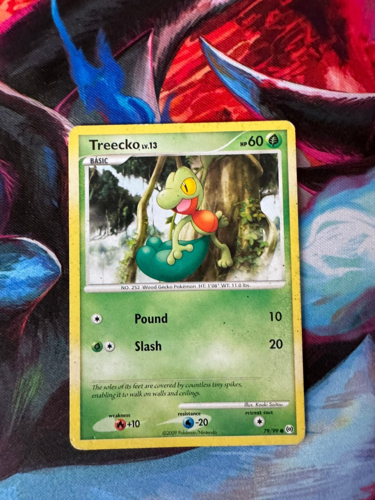 Pokémon kaarten Treecko #79, Ophalen of Verzenden, Gebruikt, Losse kaart