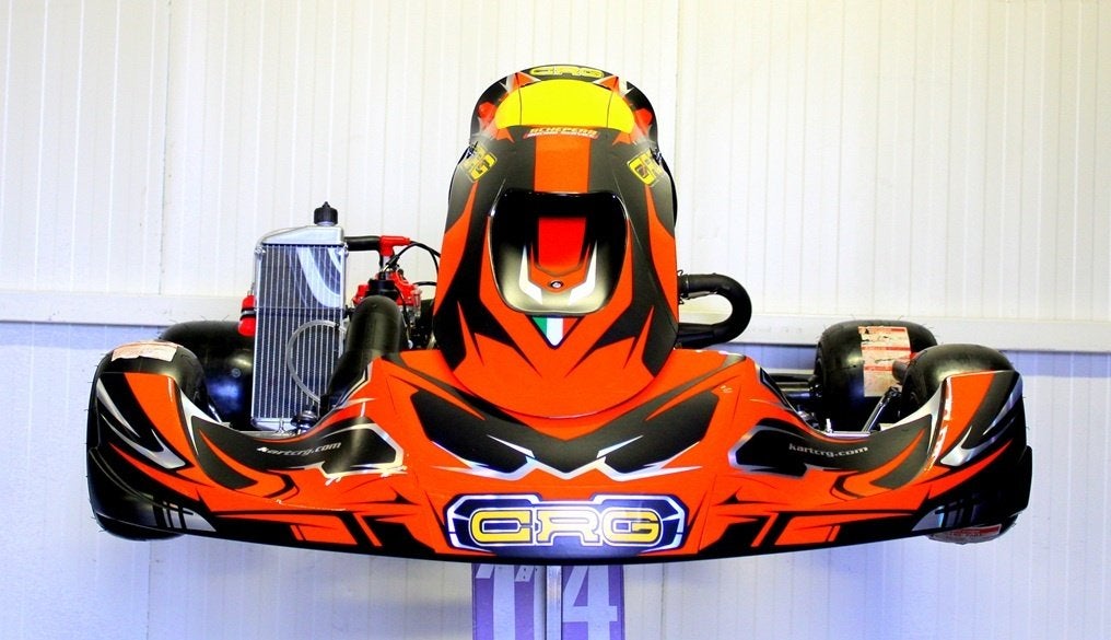 CRG KT2 Kart met gloednieuwe Rotax Max Senior EVO2 Motor, Ophalen of Verzenden, Zo goed als nieuw, Kart