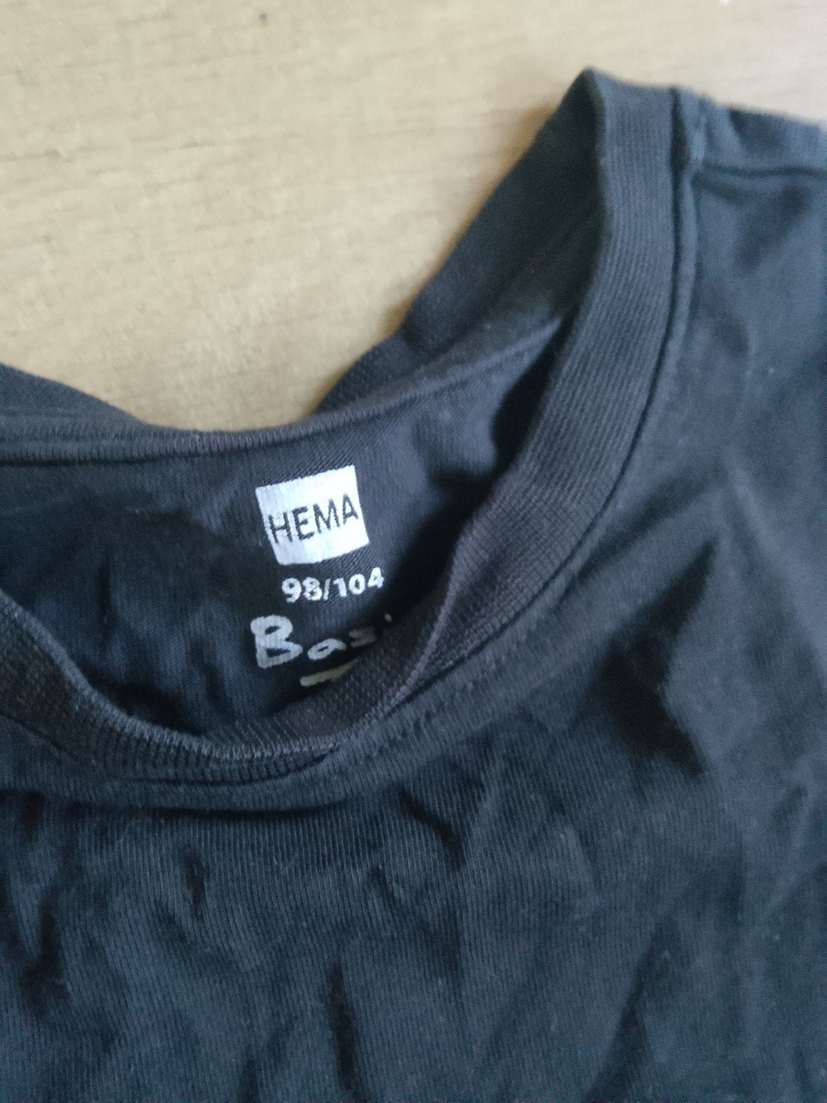 Hema shirt en Nino & Koko spijkerbroekje maat 98/104, Ophalen, Jongen of Meisje, Oranjaa, Nieuw