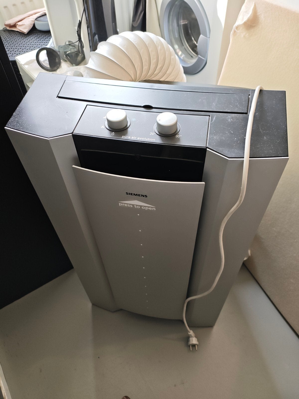 oude airco, koel niet heel goed, Ophalen