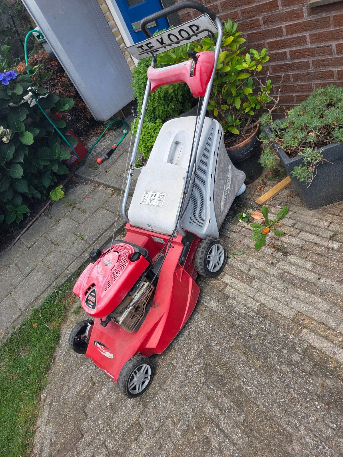 Castelgarden Grasmaaier Briggs & Stratton 625 Series 190cc, Ophalen, Cirkelmaaier, Gebruikt, Opvangbak