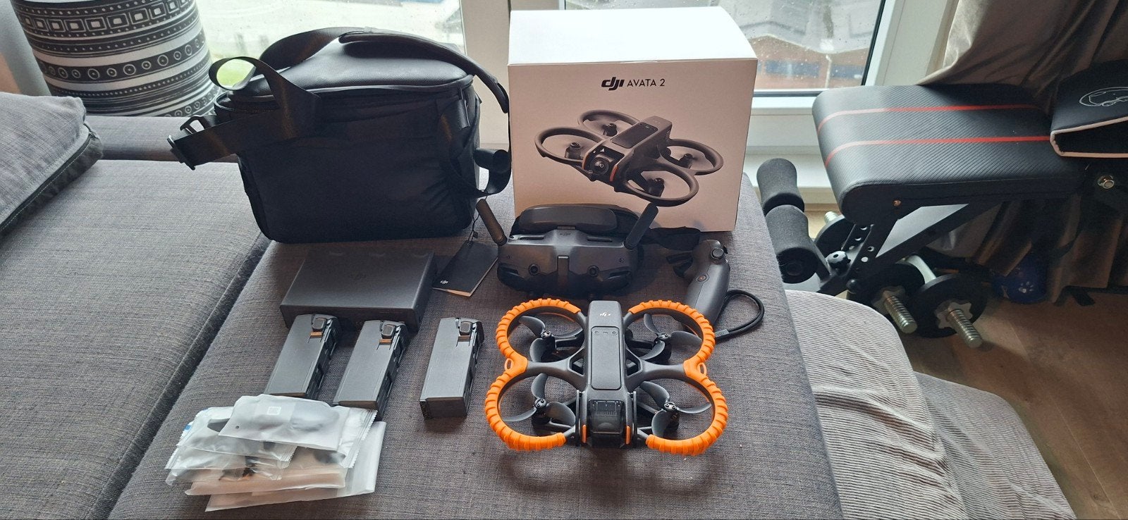 DJI Avata 2  fly more combo, Ophalen, Zo goed als nieuw
