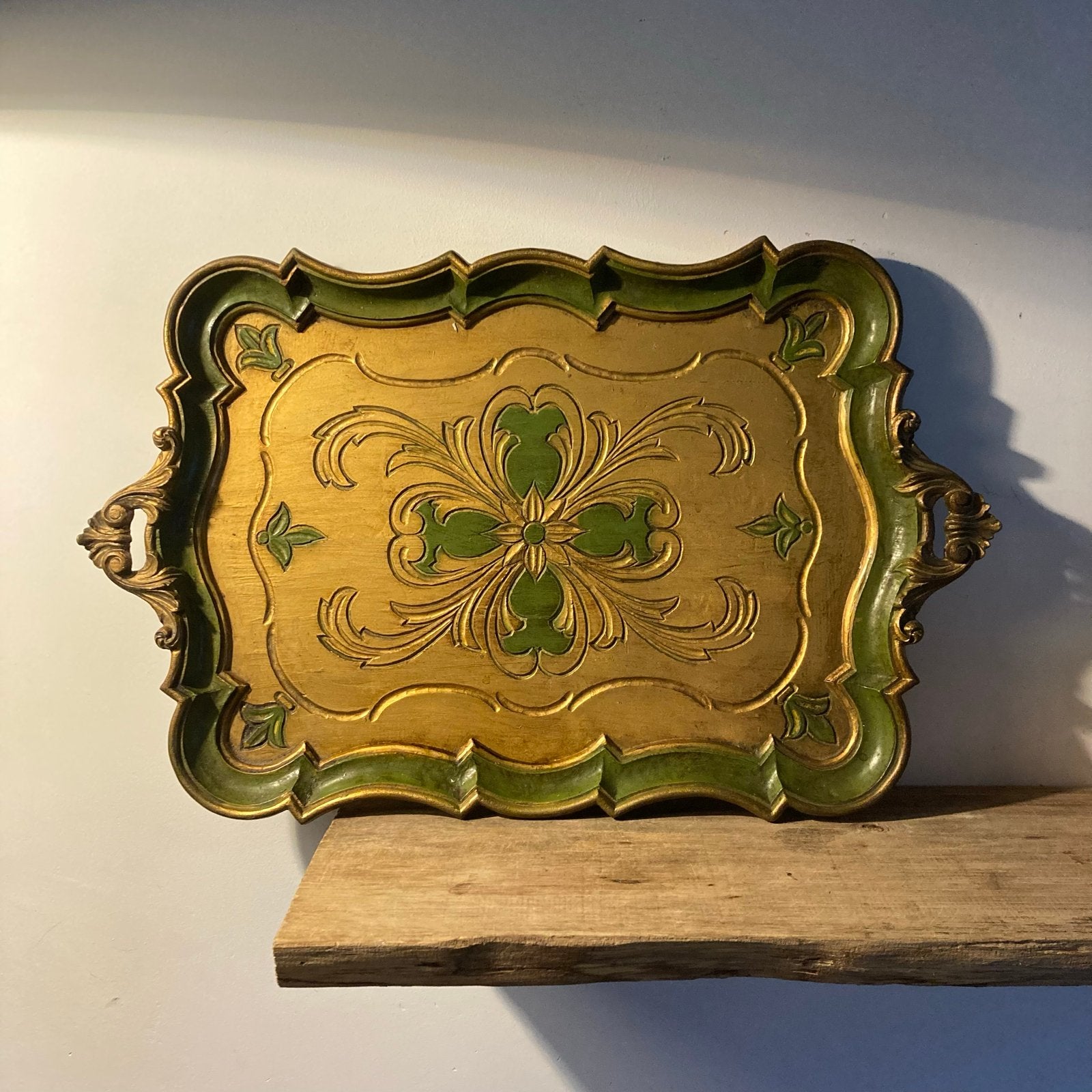 Klassiek Florentijns Dienblad - Italiaanse Barok/Rococo, Ophalen of Verzenden