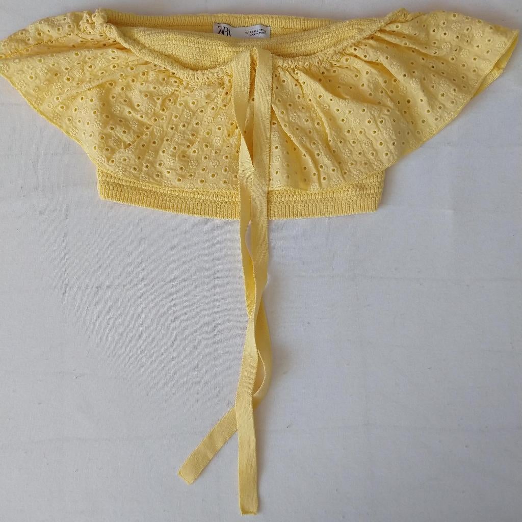 Zara Top, Zara, Geel, Ophalen of Verzenden, Zo goed als nieuw
