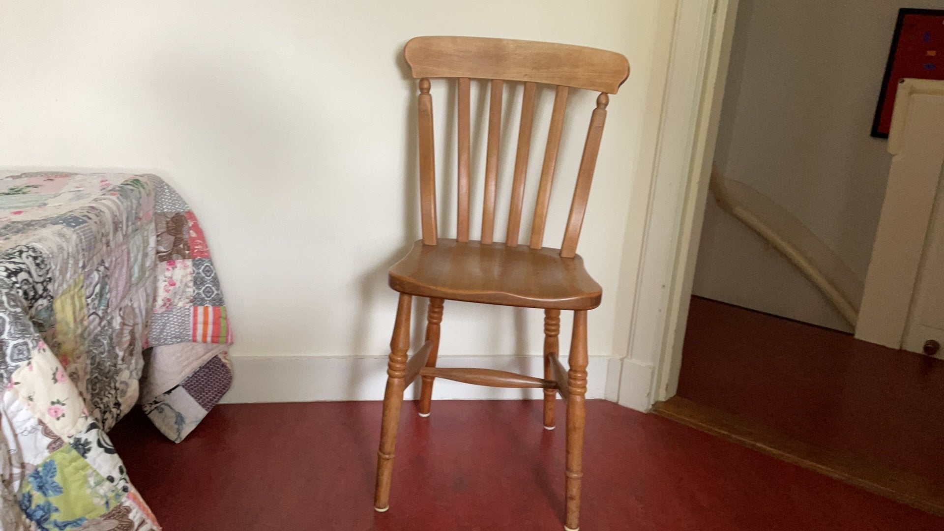 Grenen tafel met 2 massief beuken stoelen, Huis en Inrichting, Ophalen, Gebruikt, 200 cm of meer, 50 tot 100 cm